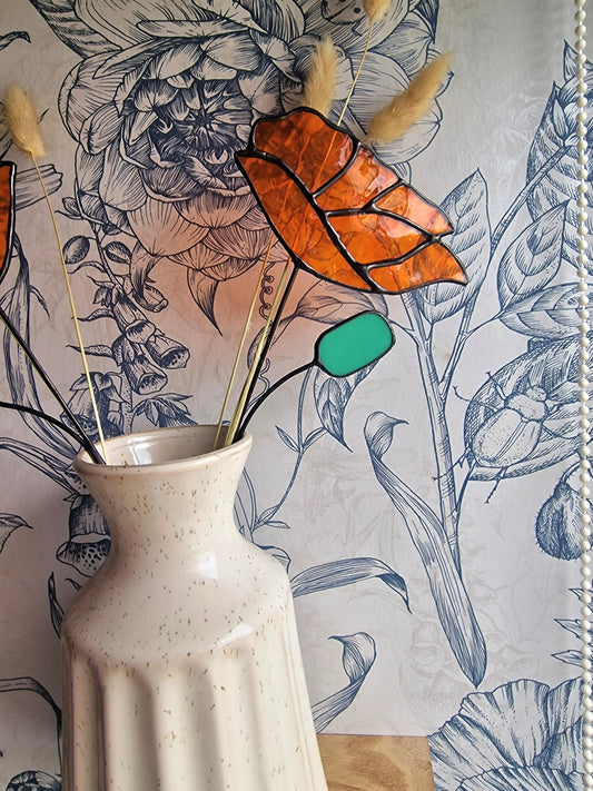 California Stained Glass Poppy