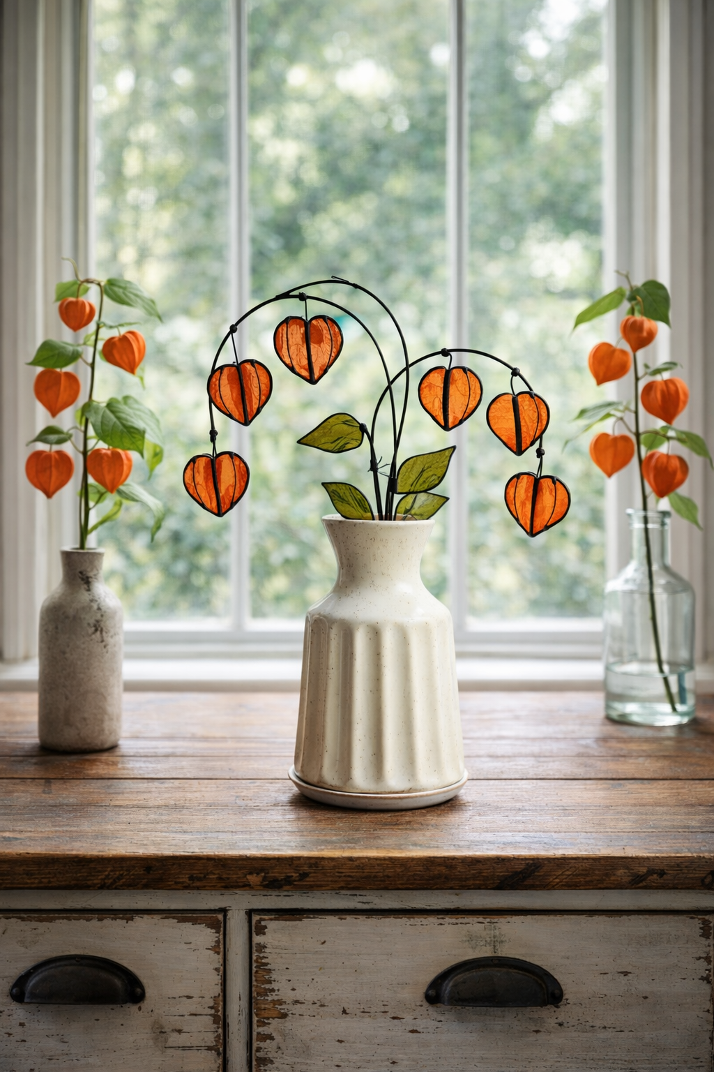 Chinese Lantern Plant Stem
