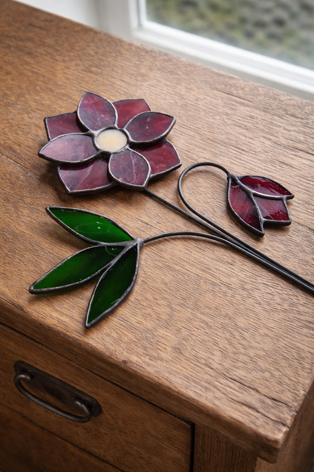 Hellebore Glass Flower