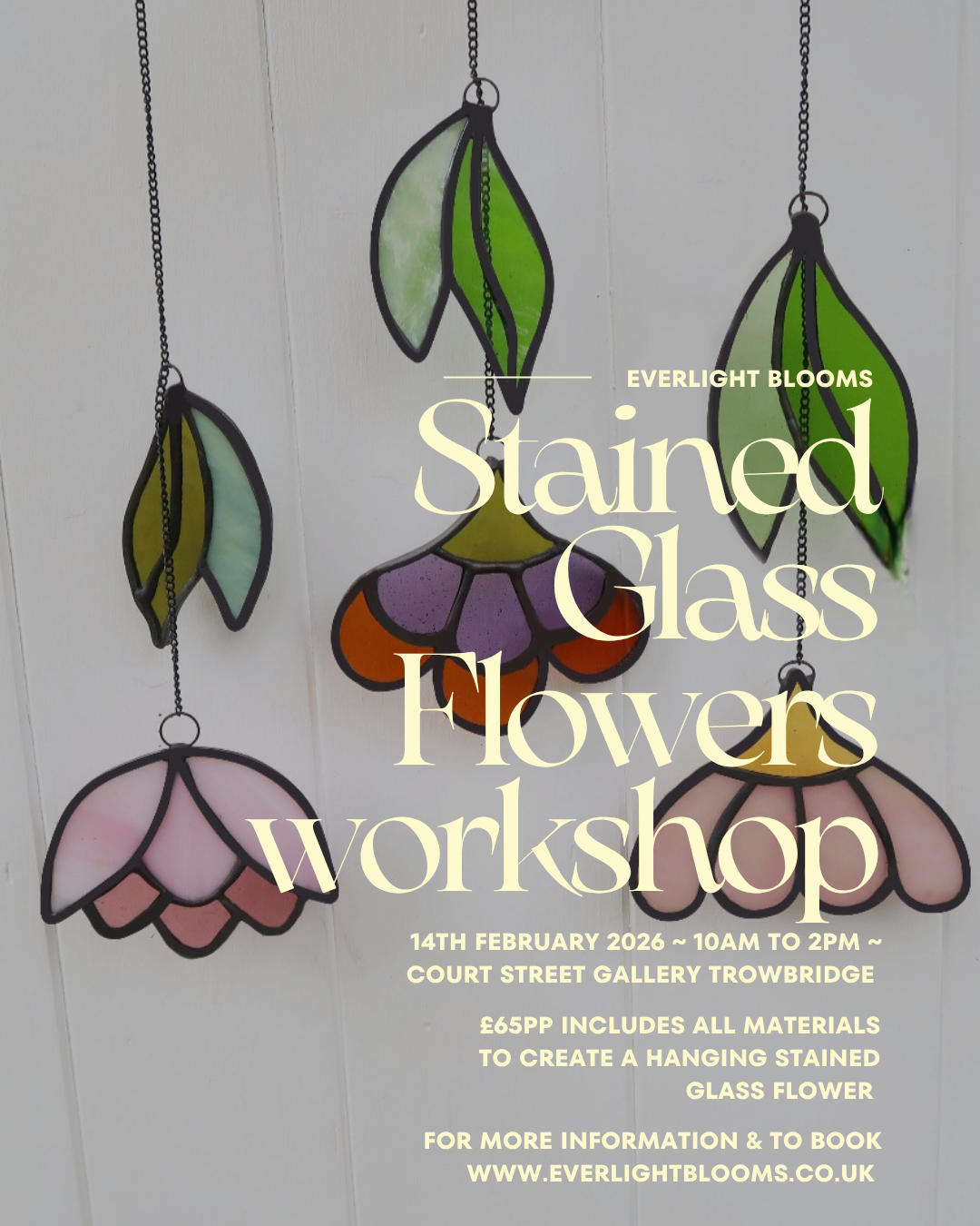 February Flower Stained Glass Workshop