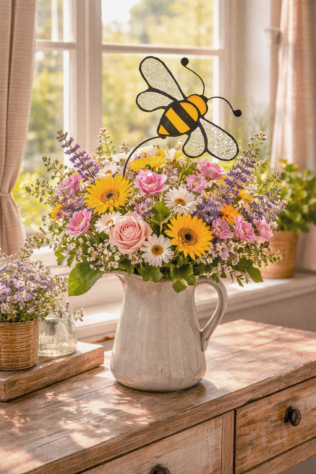 Honey Bee Plant Stake