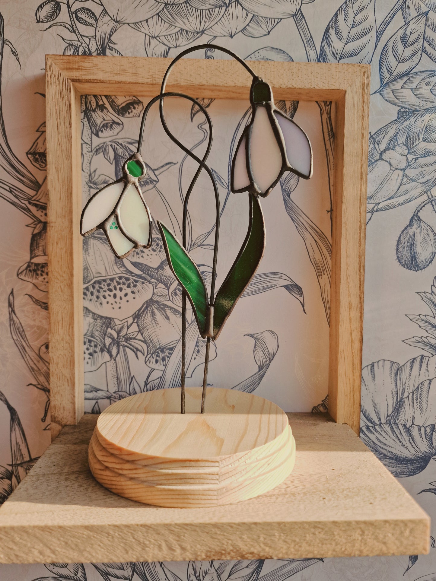 Snowdrops Glass Flowers