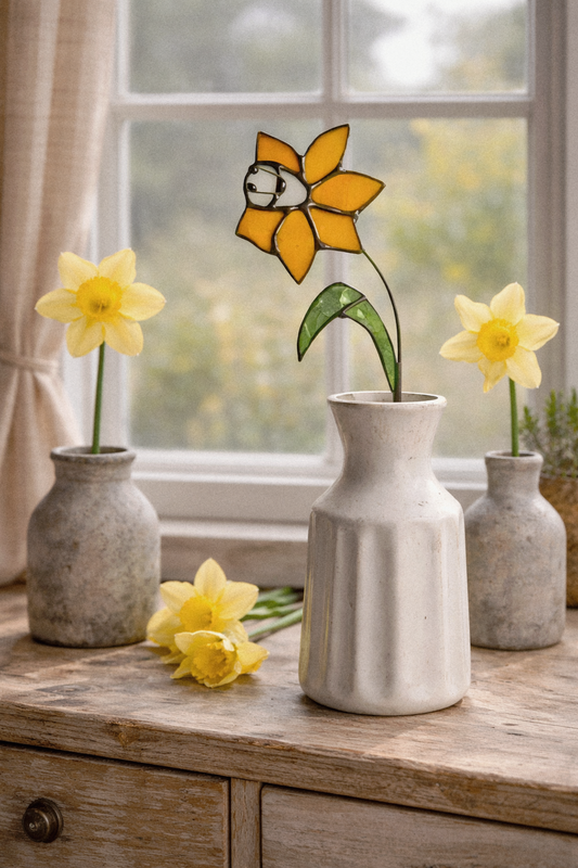 Golden Daffodil Flower Stem