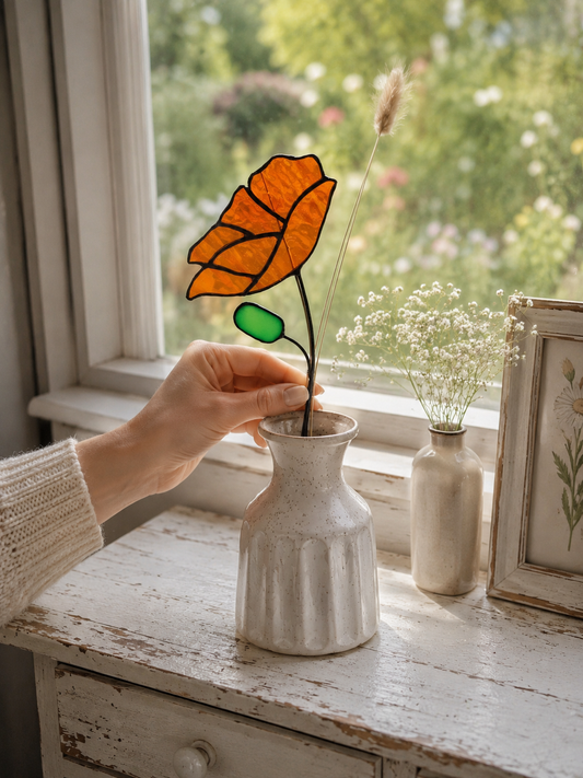 California Stained Glass Poppy